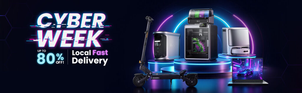 Cyber Week - 80% Local Fast Delivery